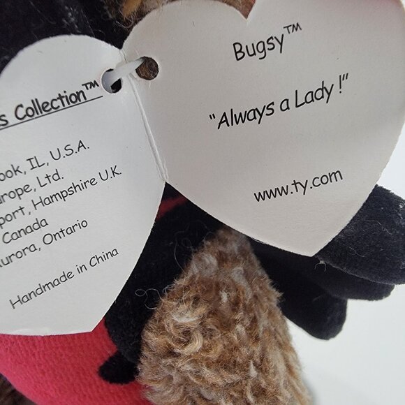 TY Beanie Baby Ladybug Bugsy‎ 1993 Attic Treasures 8" with Original Tag - Picture 5 of 8